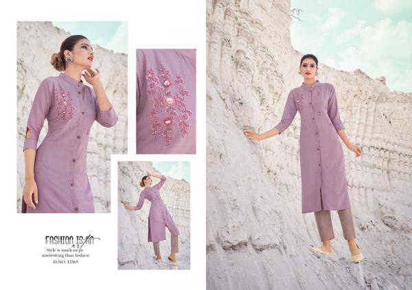 Kalaroop Omega Rayon Designer Kurti 